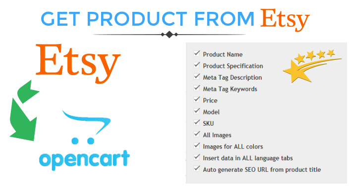 Get Product Data From Etsy To OpenCart Store screenshot 4